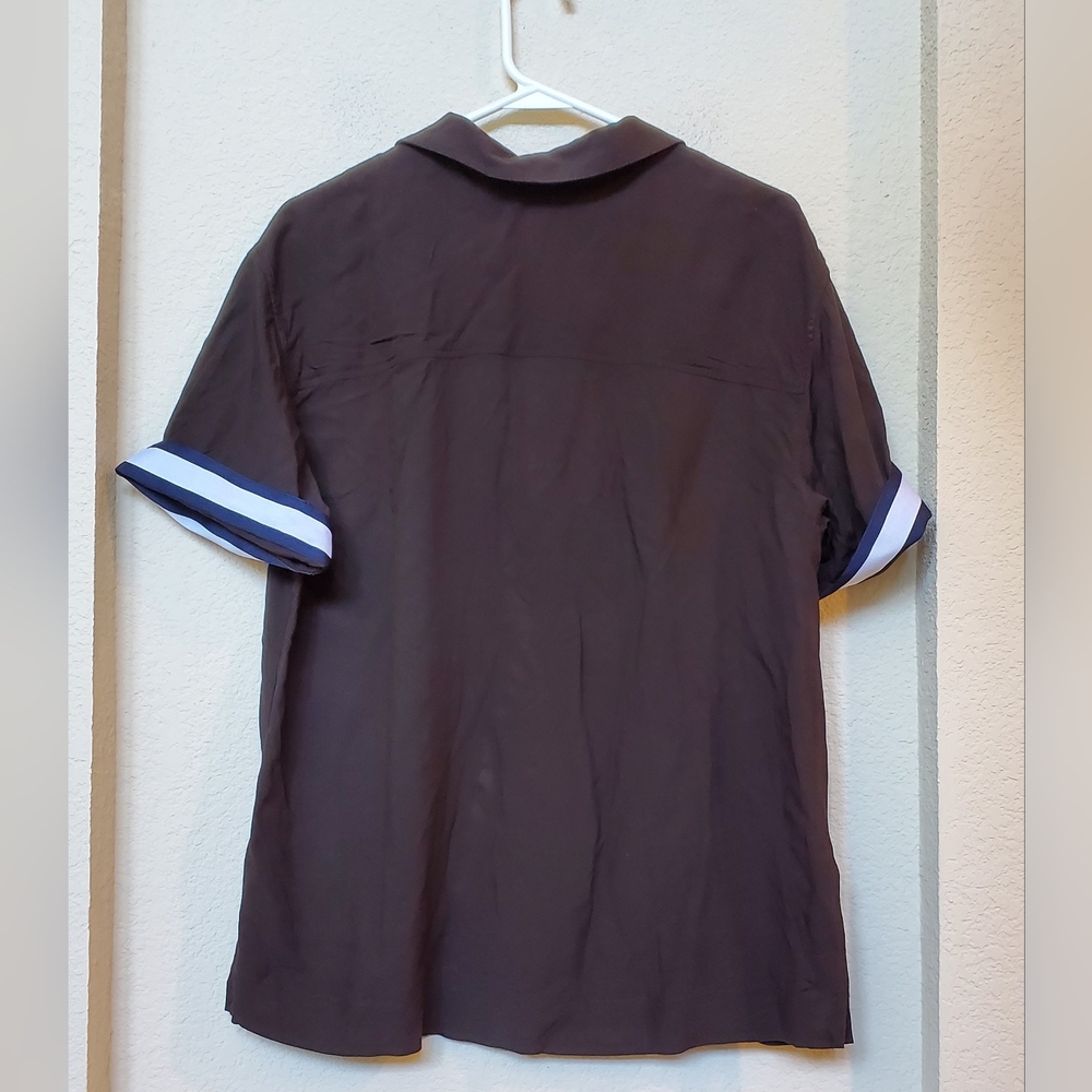Reiss X Che Stripe Cuff Shirt. Size Medium - Picture 4 of 9